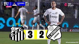 SANTOS 3 X 2 INTER DE LIMEIRA DE VIRADA COM GRANDE ATUAÃ‡ÃƒO DE OTERO [upl. by Draner]