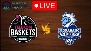 🔴 Live Bonn vs MoraBanc Andorra  Basketball Champions League 20242025  Live Play by Play [upl. by Monroy]