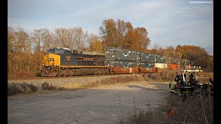 HD Fall 2024 CSX and Norfolk Southern action [upl. by Danuloff]