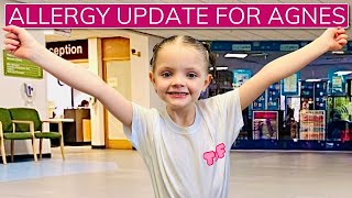 WE HAVE AN ALLERGY UPDATE FOR AGNES  PAEDIATRIC HOSPITAL APPOINTMENT  The Sullivan Family [upl. by Ecnarrat]