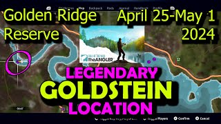 Golden Ridge Reserve Legendary Fish Location  April 25  May 1 2024  Call of the Wild The Angler [upl. by Notlem986]