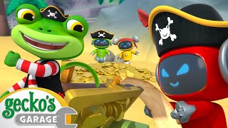 Pirate Mechanicals Treasure Hunt  Geckos Garage  Trucks For Children  Cartoons For Kids [upl. by Hayalat]