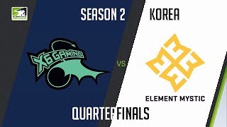 X6Gaming vs Element Mystic Part 2  OWC 2018 Season 2 Korea Quarterfinals [upl. by Noakes691]