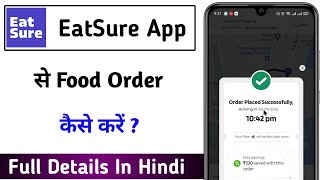 EatSure App Food order kaise kare  EatSure App how to order food [upl. by Matthews683]