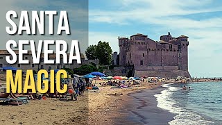 Santa Severa—Castle on the Beach rome castle museum beach [upl. by Starks]