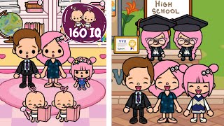 Twin Babies Are Geniuses  Toca Life Story  Toca Boca [upl. by Lareena267]