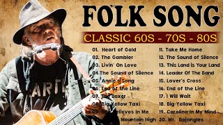 American Folk Songs ❤ Classic Folk amp Country Music 70s 80s Full Album ❤ Country Folk Music 90s s [upl. by Darwin]