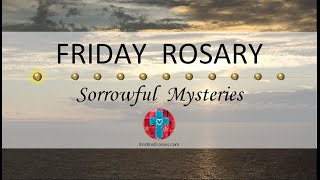 Friday Rosary • Sorrowful Mysteries of the Rosary 💜 July 26 2024 VIRTUAL ROSARY  MEDITATION [upl. by Sivehc]