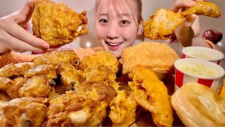 ASMR KFC Fried Chicken【Mukbang Eating Sounds】【English subtitles】 [upl. by Ezra]