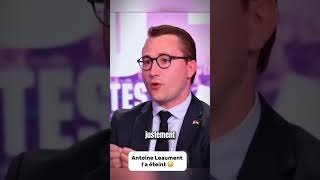 Antoine Léaument quotVous ciblez systématiquement les musulmansquot macron shortvideo lepen rn lfi [upl. by Nomor]