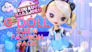 Kuu Kuu Harajuku G Doll PLUS Sushi Fashion Pack [upl. by Ronni]