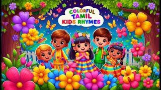 Tamil Kids LOVE This 3D Animated Garden Adventure  Kids Tamil Song [upl. by Idahs504]