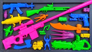 Membersihkan Nerf Ak47 Assault Rifle Shotgun Sniper Rifle Glock Pistol M16 Nerf gun138 [upl. by Ynad]