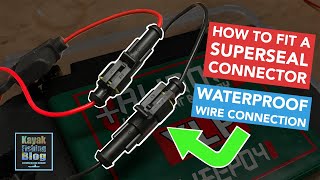 How To Fit A SUPER SEAL Waterproof Wire Connector  Easy StepbyStep Assembly Guide [upl. by Asilej]