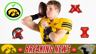 IOWA FOOTBALL LANDS ITS 2025 QUARTERBACK  Hawkeyes add mobile Indiana QB Jimmy Sullivan [upl. by Araldo]