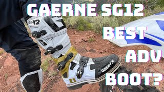 Gaerne SG12 Motocross Boots Actually Be The Best Adventure Boots Ever [upl. by Atsyrc]