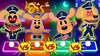 🟢Sheriff Labrador 🆚 Sheriff Labrador Exe ⚡ Tiles Hop EDM Rush Who is best TRANSLATION🟢 [upl. by Orpah]