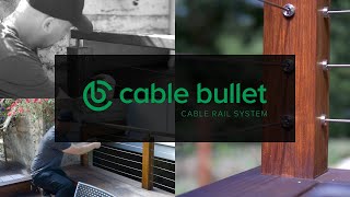 How to Tension Your Cable Railing  Cable Bullet System [upl. by Emoreg]