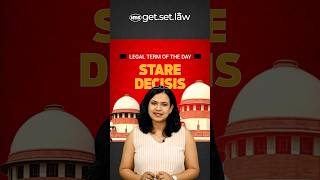 Stare Decisis meaning in Law shorts legalterms [upl. by Naibaf]