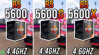 Ryzen 5 5600 vs Ryzen 5 5600G vs Ryzen 5 5600X [upl. by Inamik901]