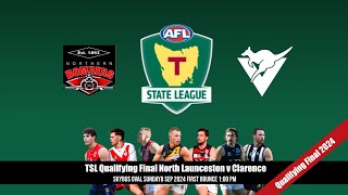 Tasmanian State League Qualifying Final North Launceston v Clarence [upl. by Trauts743]