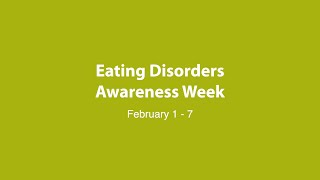 Eating Disorders Awareness Week at Ontario Shores [upl. by Ruthi]