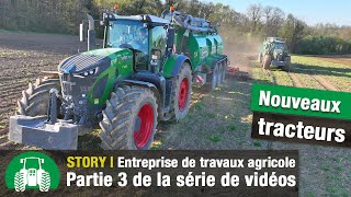 Entreprise de travaux agricoles ETA JAN Partie 3  Nouveaux tracteurs Fendt 900 Vario  Vervaet Quad [upl. by Sacken]