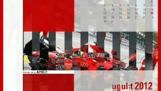 Ferrari Wallpaper calendario 2012 [upl. by Segroeg]