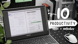 10 apps  websites for productivity and students 💻 [upl. by Gabi]