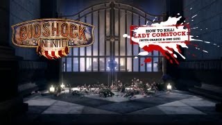 BioShock Infinite How to Kill Lady Comstock the Ghost Siren NO CHEAP TACTICS in 20secs [upl. by Aicyla]