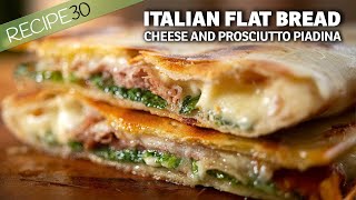 Eat Like an Italian with this Cheese and Ham Flat Bread [upl. by Johnnie]