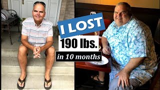 Losing 190 lbs in Less Than 1 Year My Weight Loss Transformation [upl. by Royd]