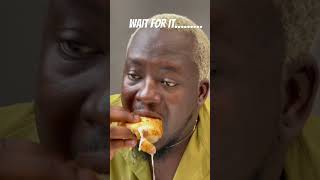 He really eat that 😩 funny food foodie [upl. by Rapsag]