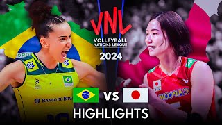 🇧🇷 BRAZIL vs JAPAN 🇯🇵  Highlights [upl. by Enaej674]