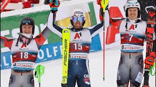 FIS Alpine Ski World Cup  Mens Slalom Run 2  Kitzbühel AUT  2022 [upl. by Zoha747]