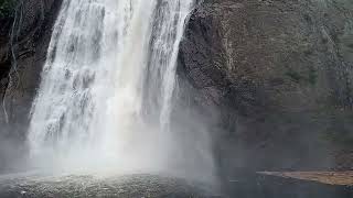 Under a waterfall in Canada taller than Niagara falls [upl. by Jonina]