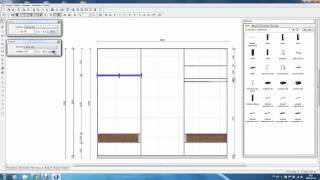 Projekt dużej szafy Jak zaprojektować szafę [upl. by Ajnat]