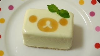 Rilakkuma 「Tofu cheese cake ice」 リラックマ 「豆腐チーズケーキアイス」 [upl. by Ahsikel]