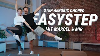 EasyStep Choreo  Special mit Marcel Kuhn  2 x 32 Counts  Step Aerobic  60 Min  125 bpm [upl. by Ylatfen]