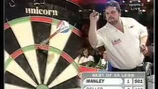 Keith Deller v Peter Manley QF 1998 World Matchplay Darts Part 27 [upl. by Avitzur]