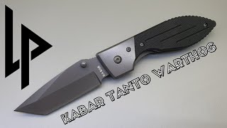 KABAR Warthog Tanto Folder KA3074 3Cr13 stainless steel blade with G10 handles [upl. by Dillon]