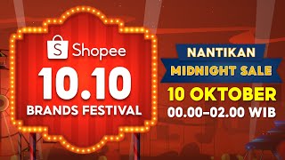 Belanja Barang Impian di Shopee 1010 Brands Festival Midnight Sale  10 Oktober [upl. by Michigan680]