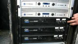 QSC Crown Power Amp Rack [upl. by Haswell]