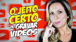 Como GRAVAR VÍDEOS para o YOUTUBE para INICIANTES  Luana Franco [upl. by Yatnahc84]