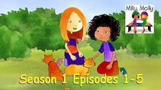 Milly and Mollys Hot Air Balloon Ride  MillyMolly Shorts KidsShow [upl. by Enos353]