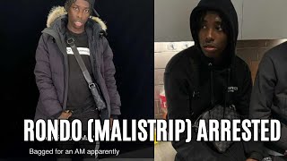 Rondo Montana Malistrip arrested for AM [upl. by Anaugahs]