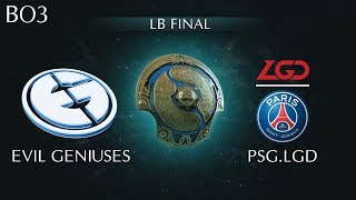 Highlights EG vs PSGLGD TI8 LB FINAL  PSGLGD vs EG The International 2018 [upl. by Atinaej]