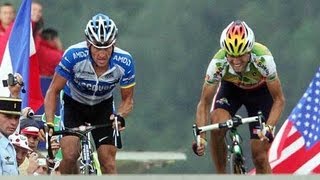 Tour 2005 Et10 Valverde vs Armstrong [upl. by Clayberg]