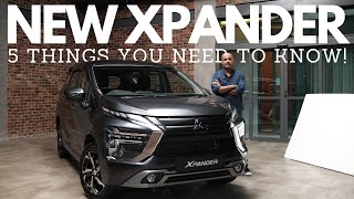 New Mitsubishi XPander 5 Things You Need To Know [upl. by Atarman]