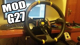 G27 mod  Unboxing do meu novo volante  Twin Drift Onboard [upl. by Ulric]